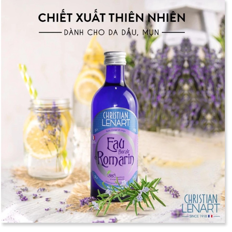 [Mã giảm giá] Nước hoa hồng chiết xuất hoa hương thảo Christian Lenart Eau Florale De Romarin 100ml