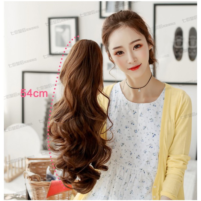 Ngoạm tóc giả xoăn dài N-8126 Sỉ 60k