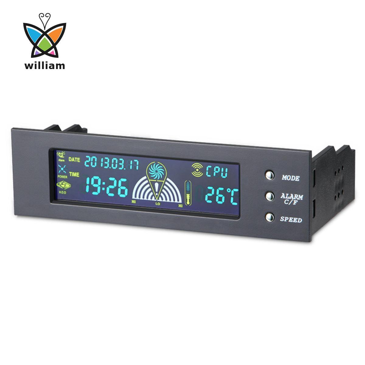 Bảng Điều Khiển Quạt Tản Nhiệt Cpu Trước Màn Hình Lcd 3 Tốc Độ 5.25 Bay | BigBuy360 - bigbuy360.vn