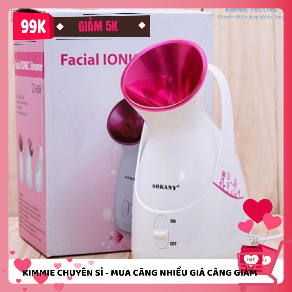 [MUA NHIỀU GIẢM GIÁ] [MÃ GIẢM KIMFAM5] Máy xông hơi mặt Sokany ZJ-608