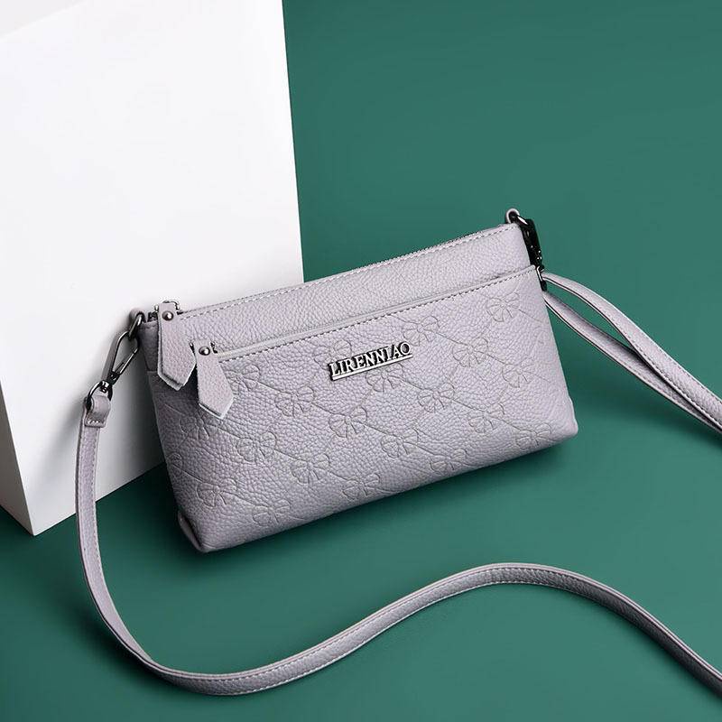 Túi Xách Da Mềm Mini Đeo Vai Thời Trang Cho Phụ Nữ Trung Niên 3998#