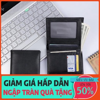 SẴN Ví Nam Đứng Da Bò Thật Đẳng Cấp Tặng Kèm Hộp Cao Cấp | Bóp Nam Thời Trang Bảo Hành 12 Tháng | VIDUNGBO