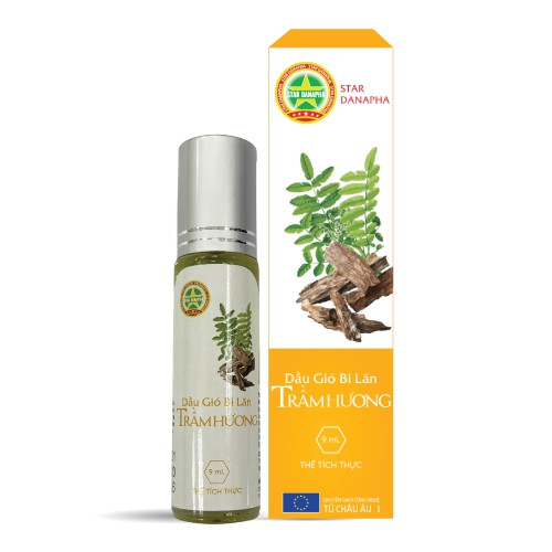 Dầu gió bi lăn mùi Oải Hương Cao Sao Vàng STAR DANAPHA 9ml