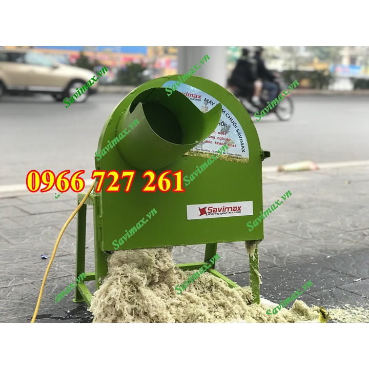 Máy thái chuối mịn 1 lần cho gà vịt - bảo hành 12 tháng dổi mới moto 1 năm