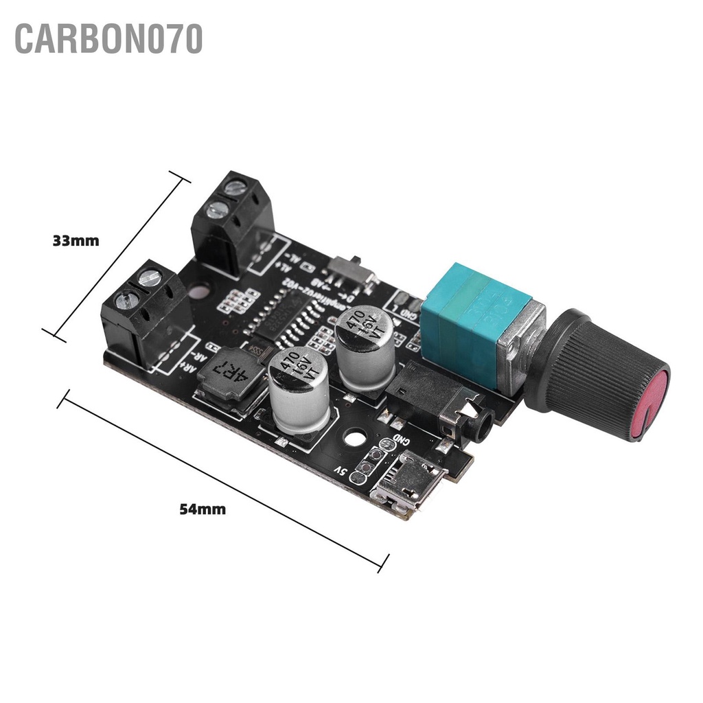 Hàng Sẵn Bảng mạch khuếch đại mini Đầu ra âm thanh nổi 2 Chế độ làm việc Mô-đun công suất cho loa rạp hát cửa hàng【Carbon070】