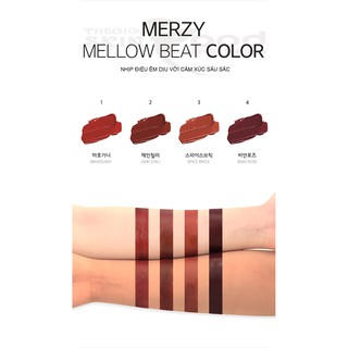 Son kem lì Merzy Bite the beat Mellow Tint