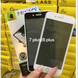 Kính cường lực chống nhìn trộm iphone 7 plus / iphone 8 plus siêu xịn siêu đẹp