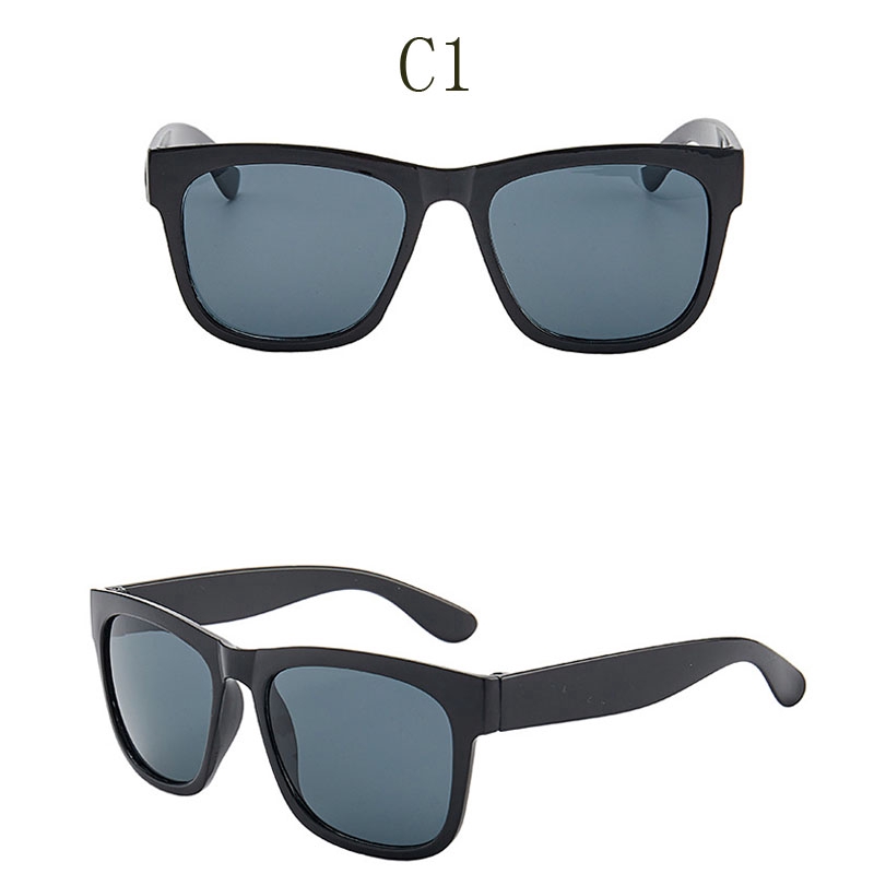 Kính Mát Gọng Vuông Phong Cách Retro Âu Mỹ Thời Trang Cho Nữ