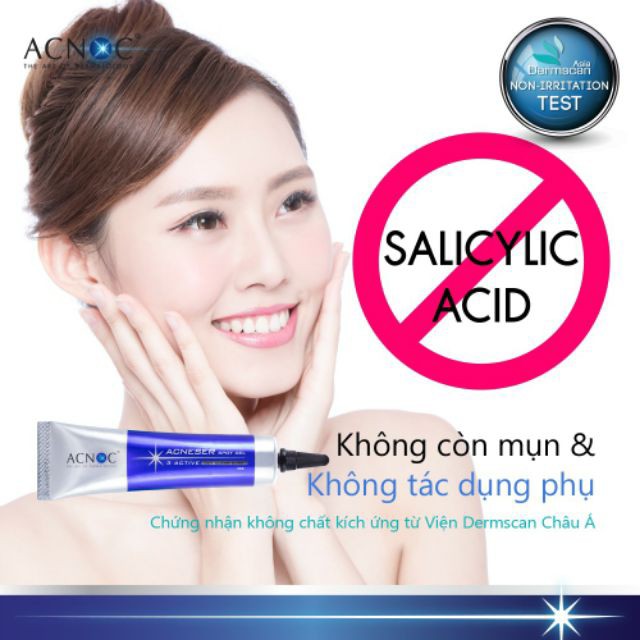 250g Gel_Trị_Mụn ACNOC 100% Nhập khẩu trực tiếp từ Thái Lan  #Gel_Trị_Mụn (Hàng Chuẩn Spa)