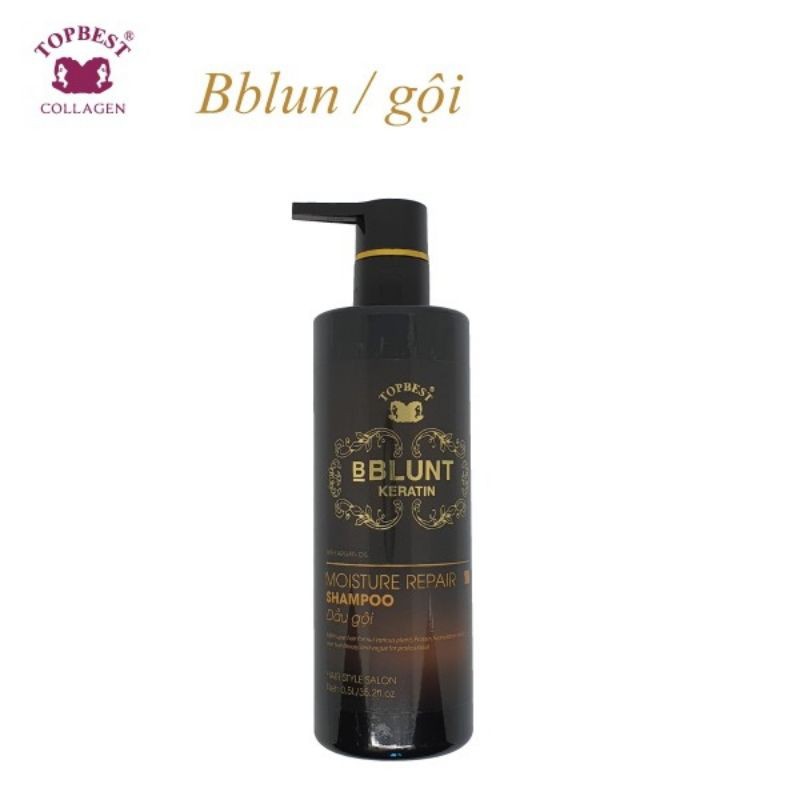 ⚡FREE SHIP⚡ COMBO CẶP DẦU GỘI-DẦU XẢ BBLUNT KERATIN PHỤC HỒI HƯ TỔN DÙNG CHO SALON