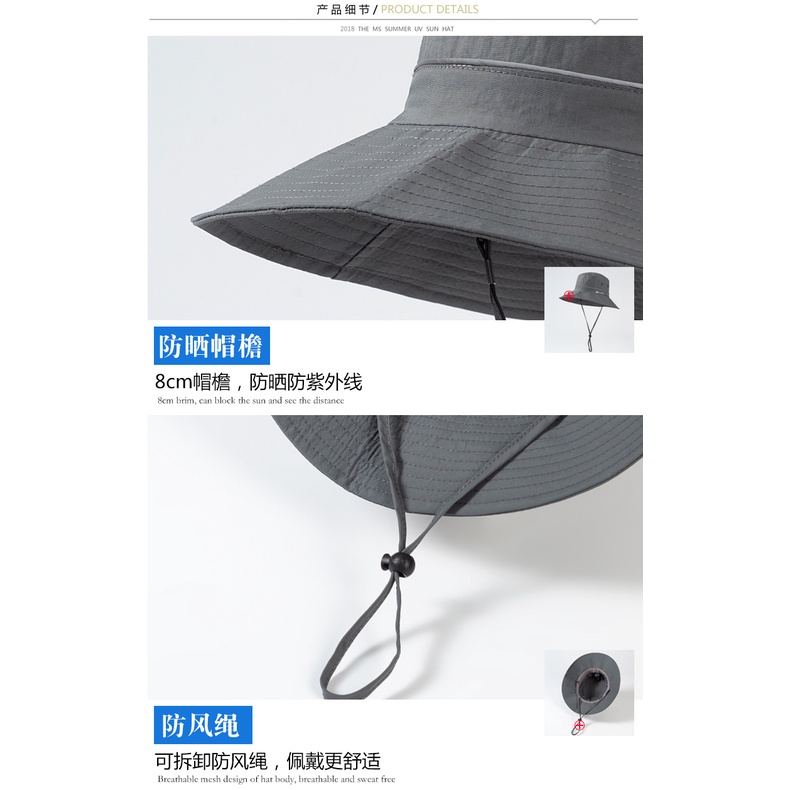 Nón Vành Che Nắng Chống Tia Cực Tím Cho Nam