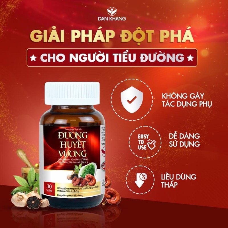 Combo 3 Hộp Viên Uống Hỗ Trợ Giảm Đường Huyết - Đường Huyết Vương