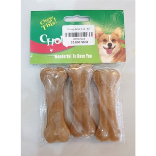 Xương da bò cho chó gặm