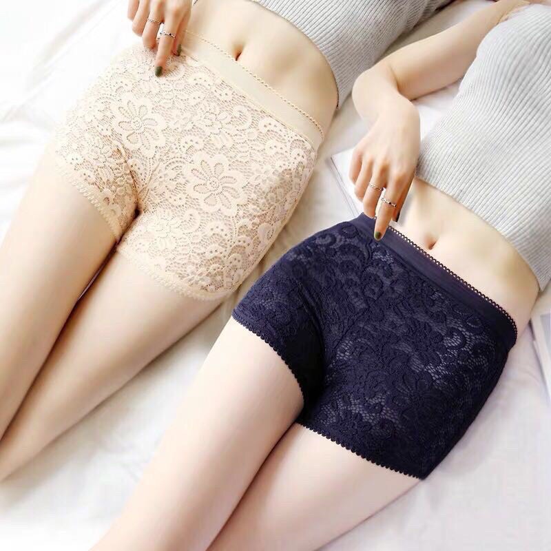 Quần đùi ren mặc váy Mặc Trong Kiểu Hoa Cúc [KHO SỈ]