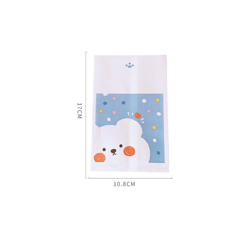Set 1 / 4 Túi Giấy Đựng Kẹo Mini Họa Tiết Hoạt Hình Dễ Thương