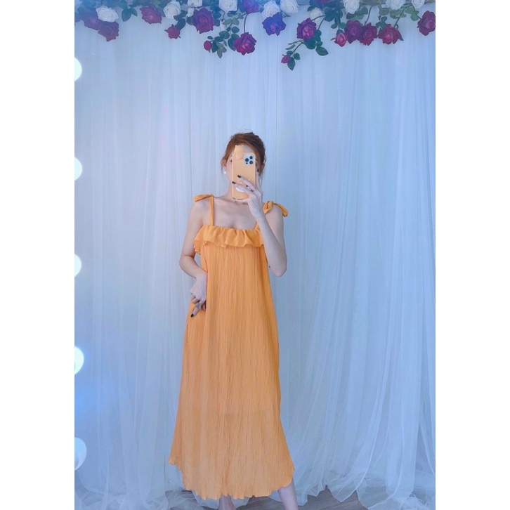 (HCM) ĐẦM MAXI DÀI SUÔNG QUA GỐI SANG CHẢNH THỜI TRANG THIẾT KẾ HÀN QUỐC SIÊU XINH CHO CÁC CHỊ EM KME FASHION