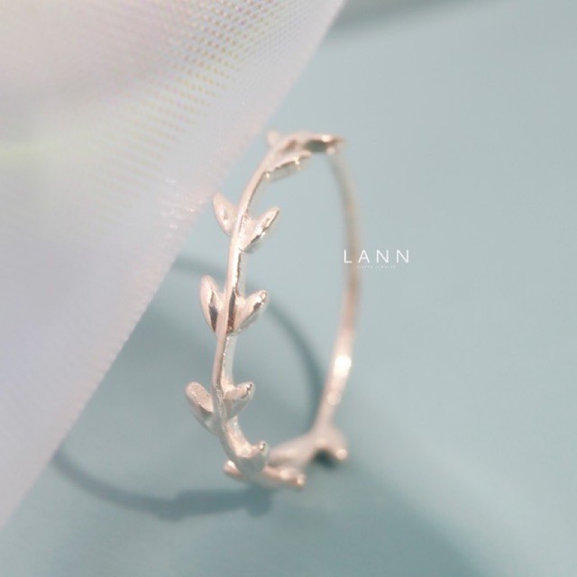 Nhẫn lá olive BẠC S925 LANN R245