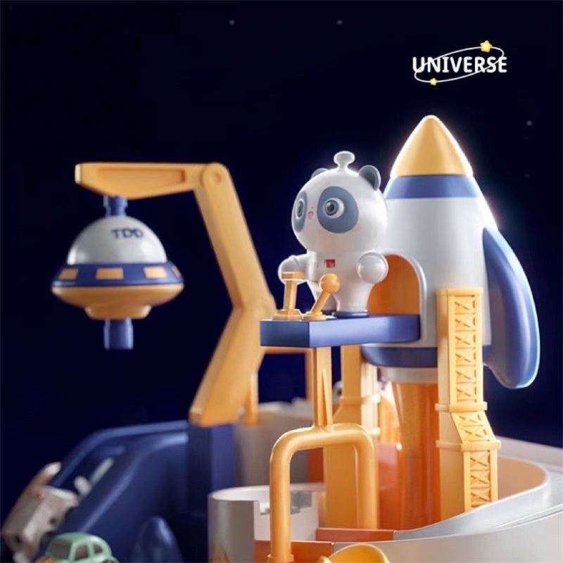 Đồ chơi mê cung tìm đường mẫu trạm vũ trụ, đồ chơi điều khiển ô tô đĩa bay về đích, đồ chơi điều khiển bằng tay cho bé