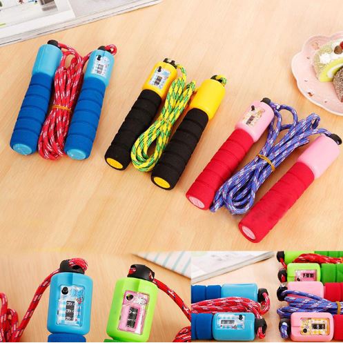 Dây nhảy dây tập thể dục 2m3 có đồng hồ đo