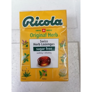 [40g – ORIGINAL HERB] KẸO THẢO MỘC TỰ NHIÊN (KHÔNG ĐƯỜNG) [Swiss] RICOLA (sugar free)