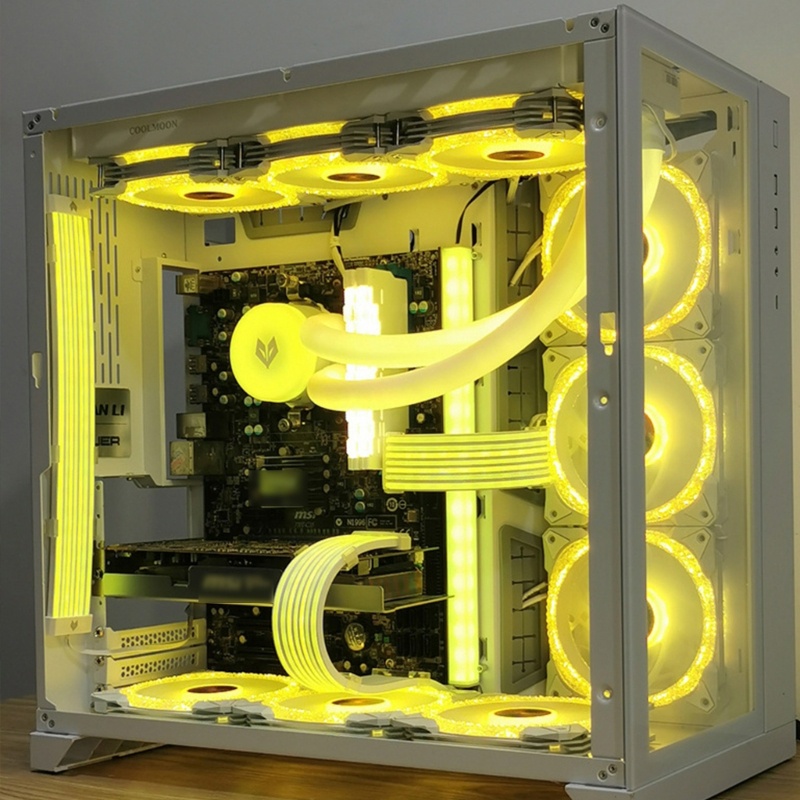 Btsg AL300 Neon ARGB LED Strip cho máy tính cho vỏ khung gầm Bo mạch chủ dải đèn