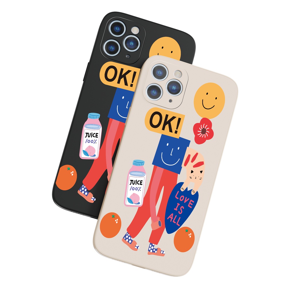 Ốp lưng iphone Suntaiho Ốp lưng iphone Ốp Điện Thoại silicon mềm hình graffiti trừu tượng thời trang cho iPhone 13 12 11 Pro Max XR X Xs Max 7 8 Plus