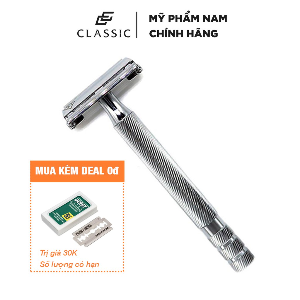 Dạo Cạo Râu Ubersuave Eco-Razor 101S + Tặng lưỡi cạo Derby