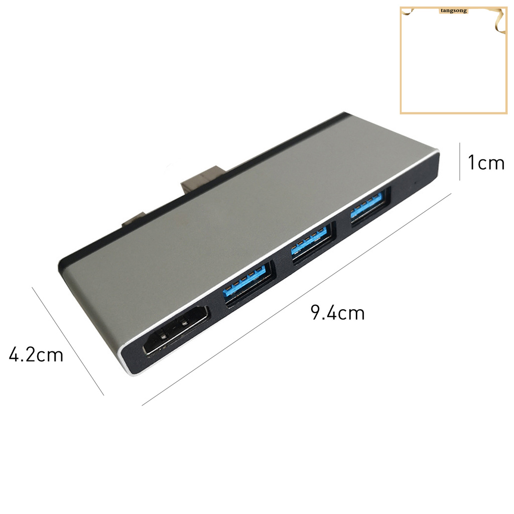 Bộ Chia Cổng Usb 3.0 4 Trong 1 Cho Máy Tính Bảng Surface Pro4 / 5 / 6 | BigBuy360 - bigbuy360.vn