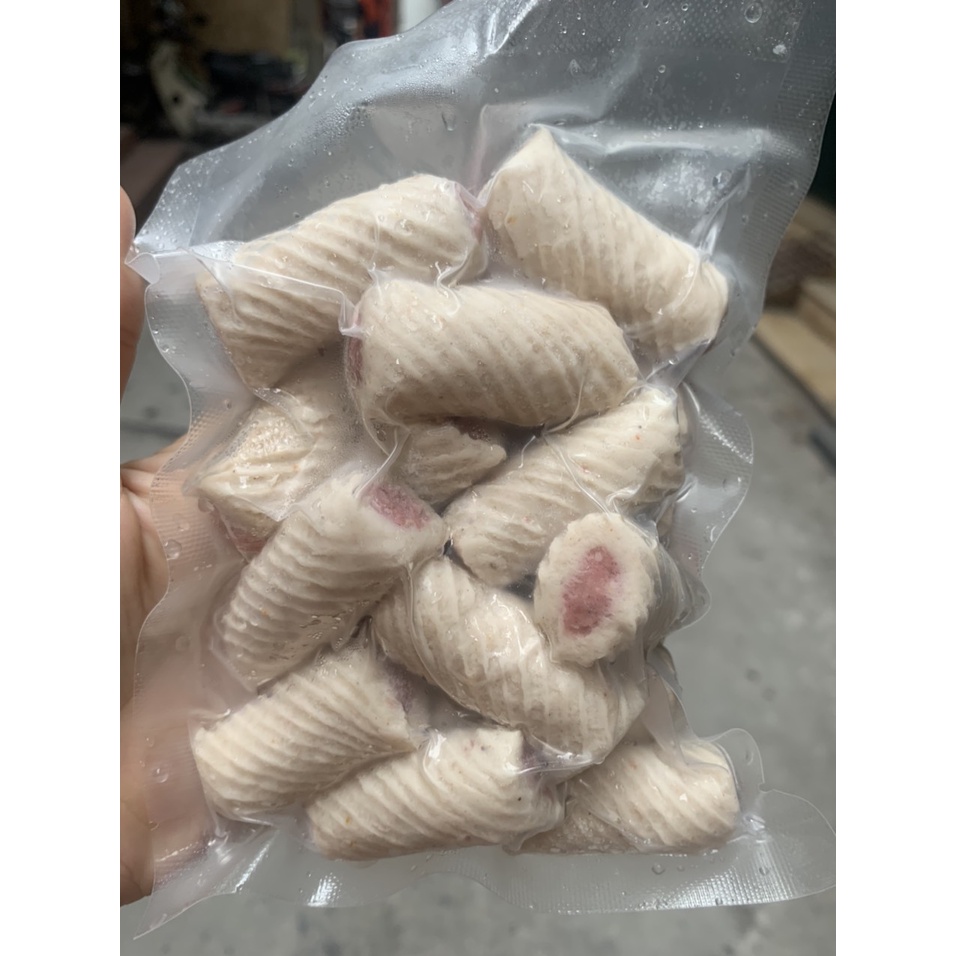 Chả mực xoắn 500g , Hàng lacusina, chiên, rán, thả lâu siêu ngon ( Giao hàng Hà Nội)