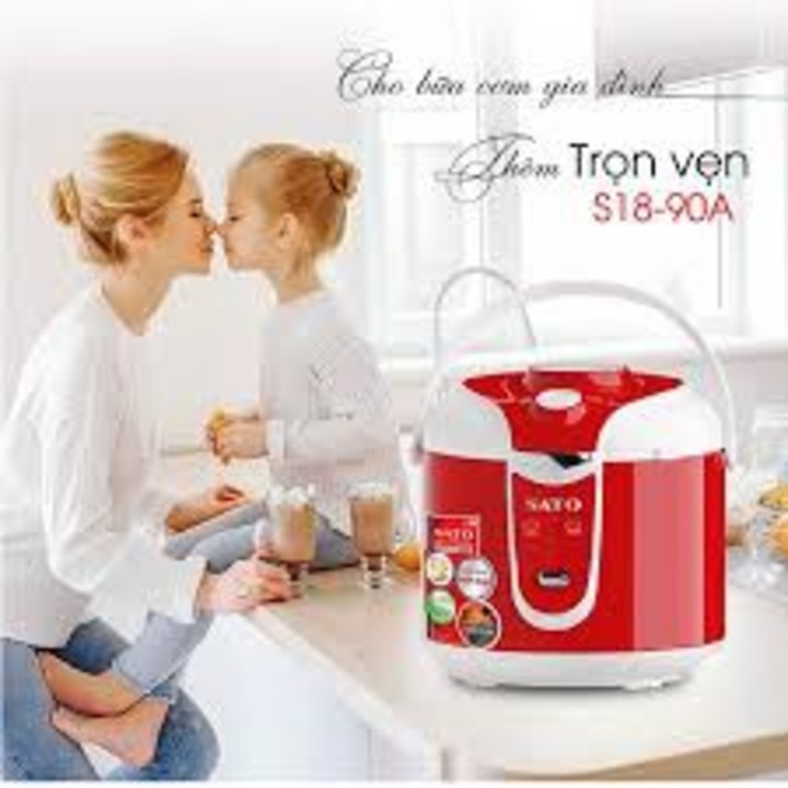 Nồi cơm điện Sato S18-90A 1,8 lít hàng chính hãng hàng đẹp