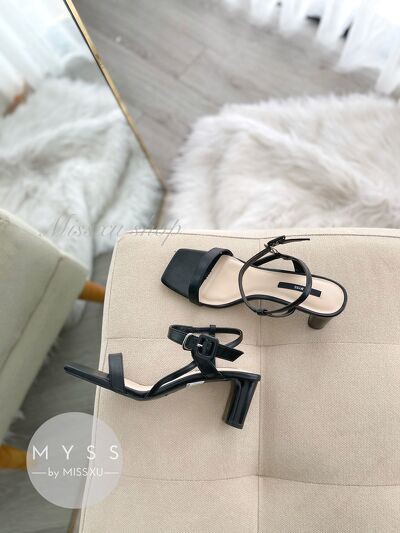 Giày sandal nữ mũi vuông cao 5cm thời trang MYSS - SD115