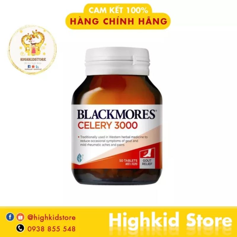 Viên uống giảm Gout Celery 3000 Blackmores Úc - Mẫu mới