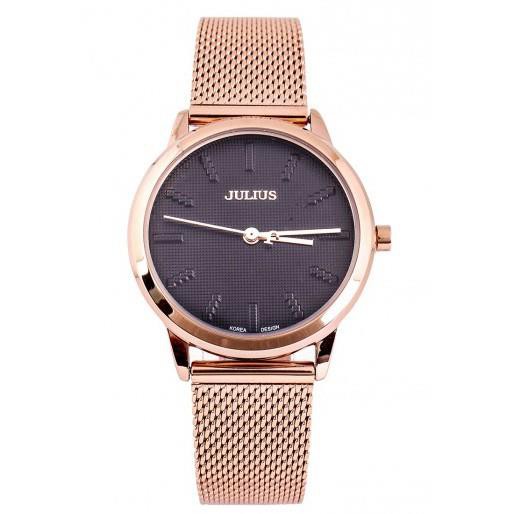 ĐỒNG HỒ NỮ JA-982LE JULIUS HÀN QUỐC DÂY THÉP (ĐỒNG MẶT ĐEN) : cao cấp : Chất lượng