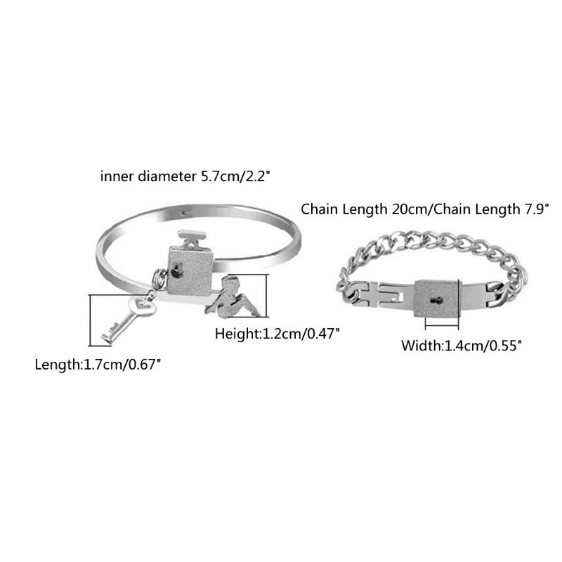 Vòng Tay Chuỗi Hạt Hình Trái Tim Chìa Khóa Độc Đáo Thời Trang Cho Nam Và Nữ