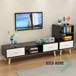 Kệ Tủ Tivi - Tivi KICO HOME[ TV 33 ] Gỗ MDF Chống Ẩm Mối Mọt Kết Hợp Kệ Để Sàn Thông Minh