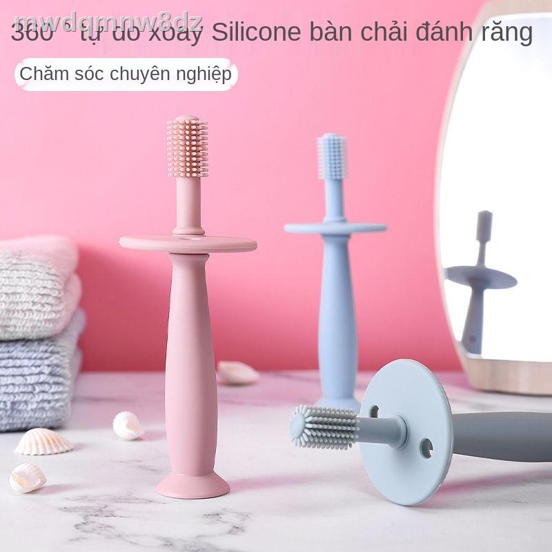 (Date mới)Bàn chải đánh răng silicon cho trẻ sơ sinh, Dụng cụ bảo vệ miệng, Dây buộc em, sữa Rửa lưỡi, Sản phẩm dành 202