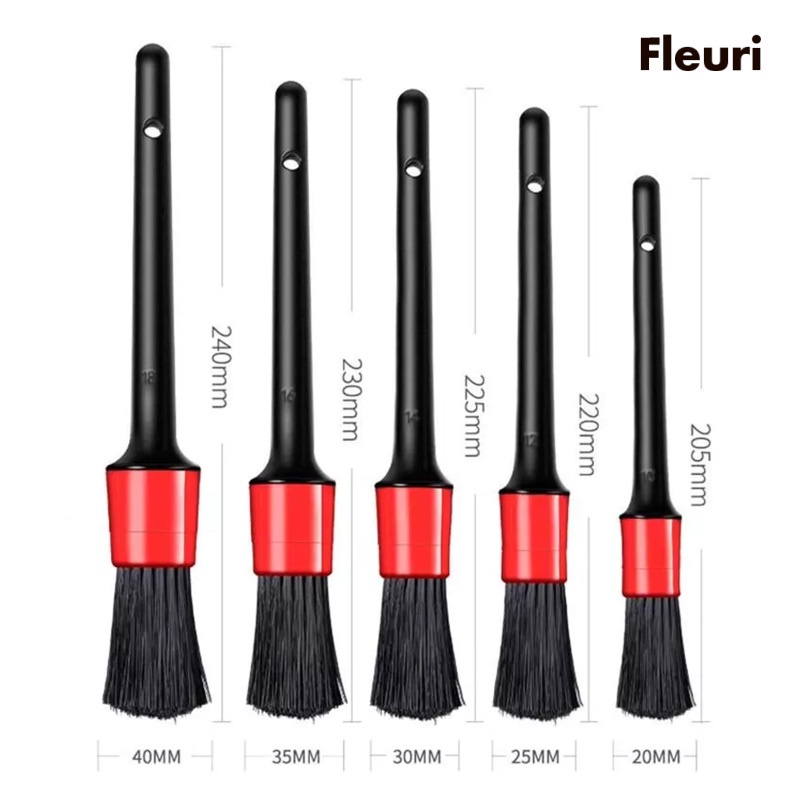 Set 5 Cọ Vệ Sinh Nội Thất Xe Hơi Tiện Dụng