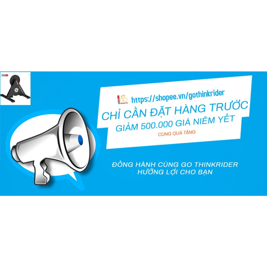 Rulo đạp xe trong nhà Thinkrider A1 - Hàng nhập khẩu  . Tặng kèm 790.000 đồng: USB + líp 10/11T.