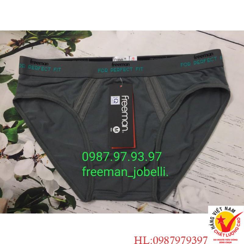 Quần xì ,quần sịp nam cao cấp Freeman BC637,hình thật + video, dòng sản phẩm cao cấp siêu mịn mát,sang chảnh