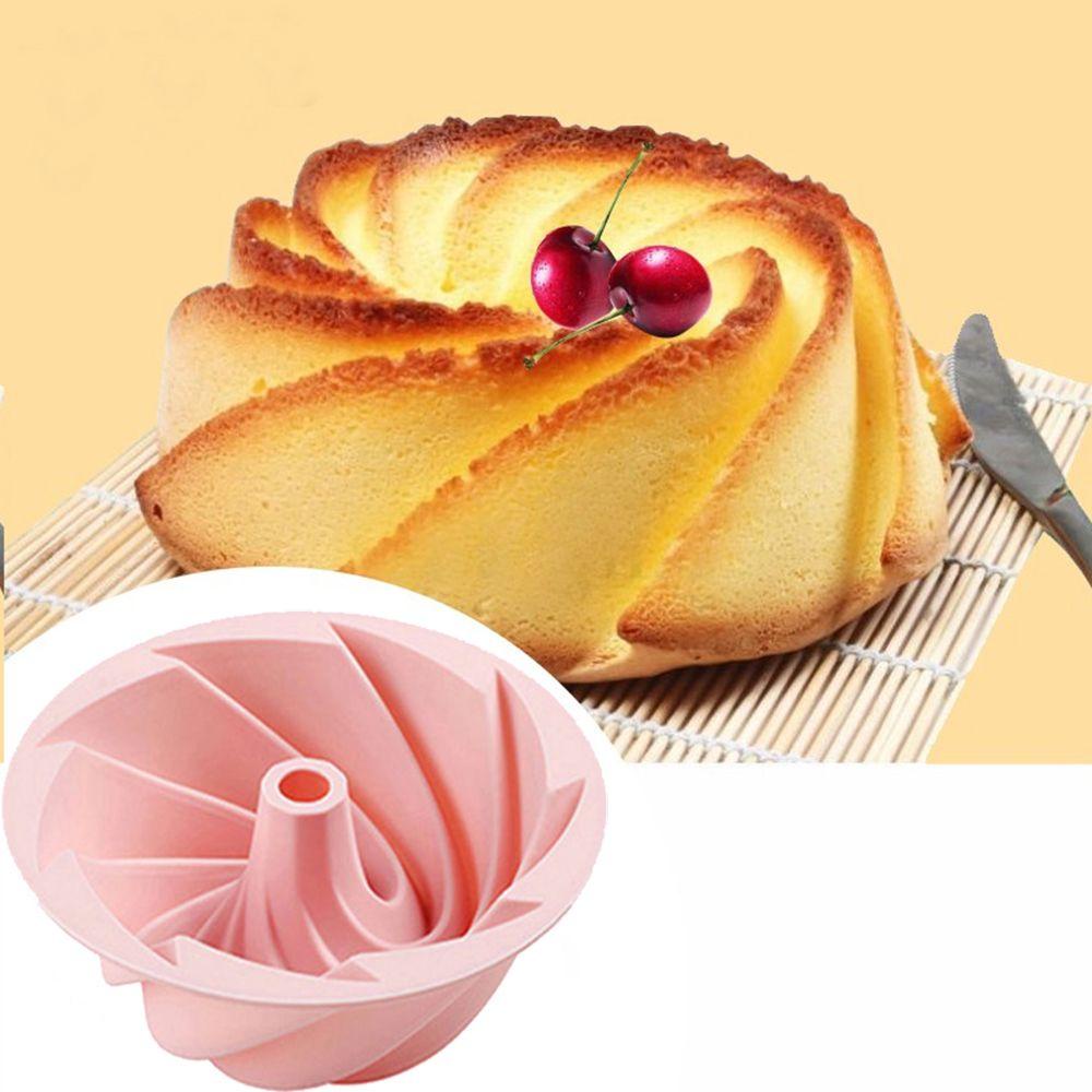 Khuôn Xoay Nướng Bánh Chống Dính Màu Xanh Dương / Hồng Thanh Lịch Dành Cho Nhà Bếp