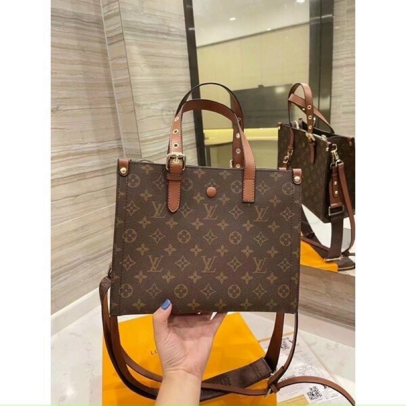 Sét LV ONTHEGO,túi , ví + móc cún sz 30 siêu đẹp fullbox nguyên seal