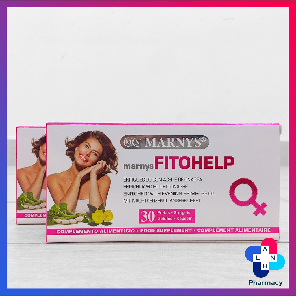 MARNYS FITOHELP - Viên uống bổ sung estrogen & cân bằng nội tiết tố nữ.