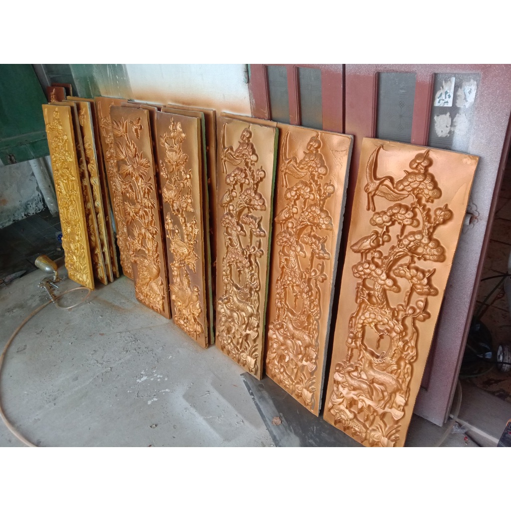 Bộ khuôn nhựa đúc tranh tứ quý. xuân , hạ, thu, đông