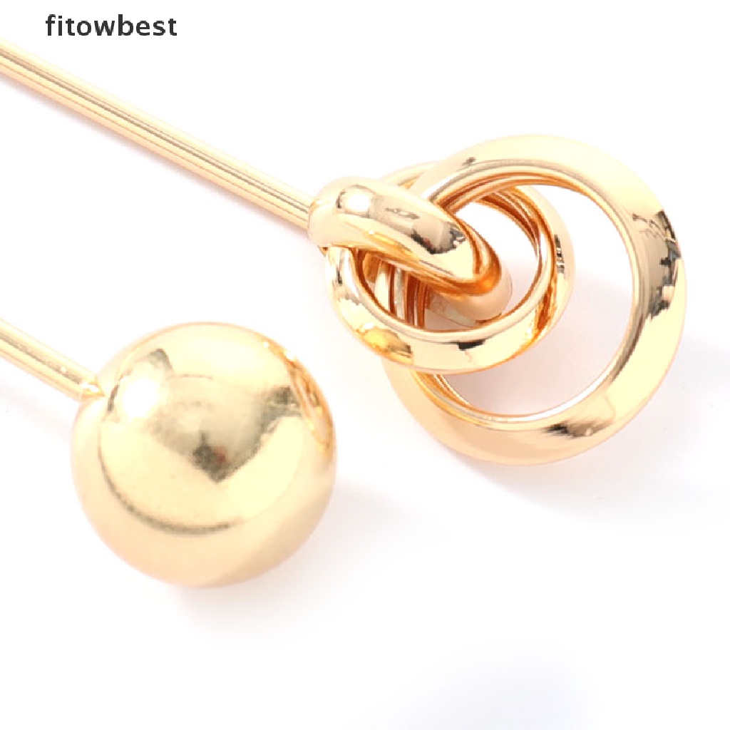 Trâm Cài Tóc Hình Nĩa Màu Vàng Cho Nữ