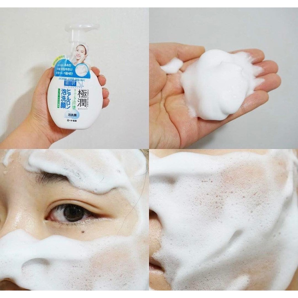 Sữa Rửa Mặt Tạo Bọt HadaLabo Gokujyun Foaming Cleanser