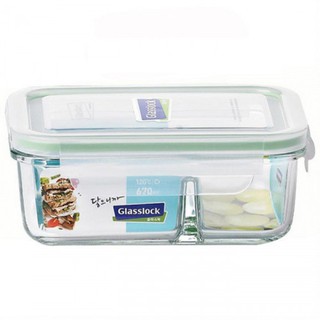 Hộp thủy tinh chia ngăn glasslock mcrk067 670ml