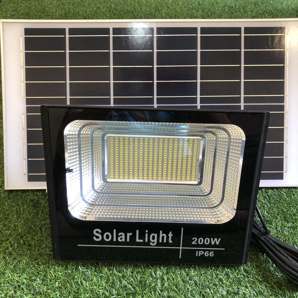 Đèn năng lượng mặt trời thân nhôm JB 100W/200W/300W loại tốt - Điện Việt
