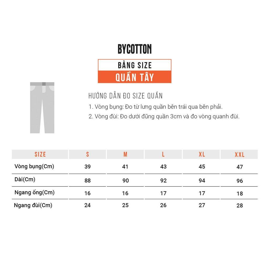 Quần Tây Dài Nam Màu Đen BY COTTON LIGHT GREY TROUSERS