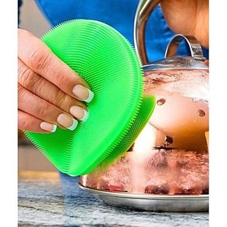 Set 2 Miếng silicon rửa chén bát siêu tạo bọt