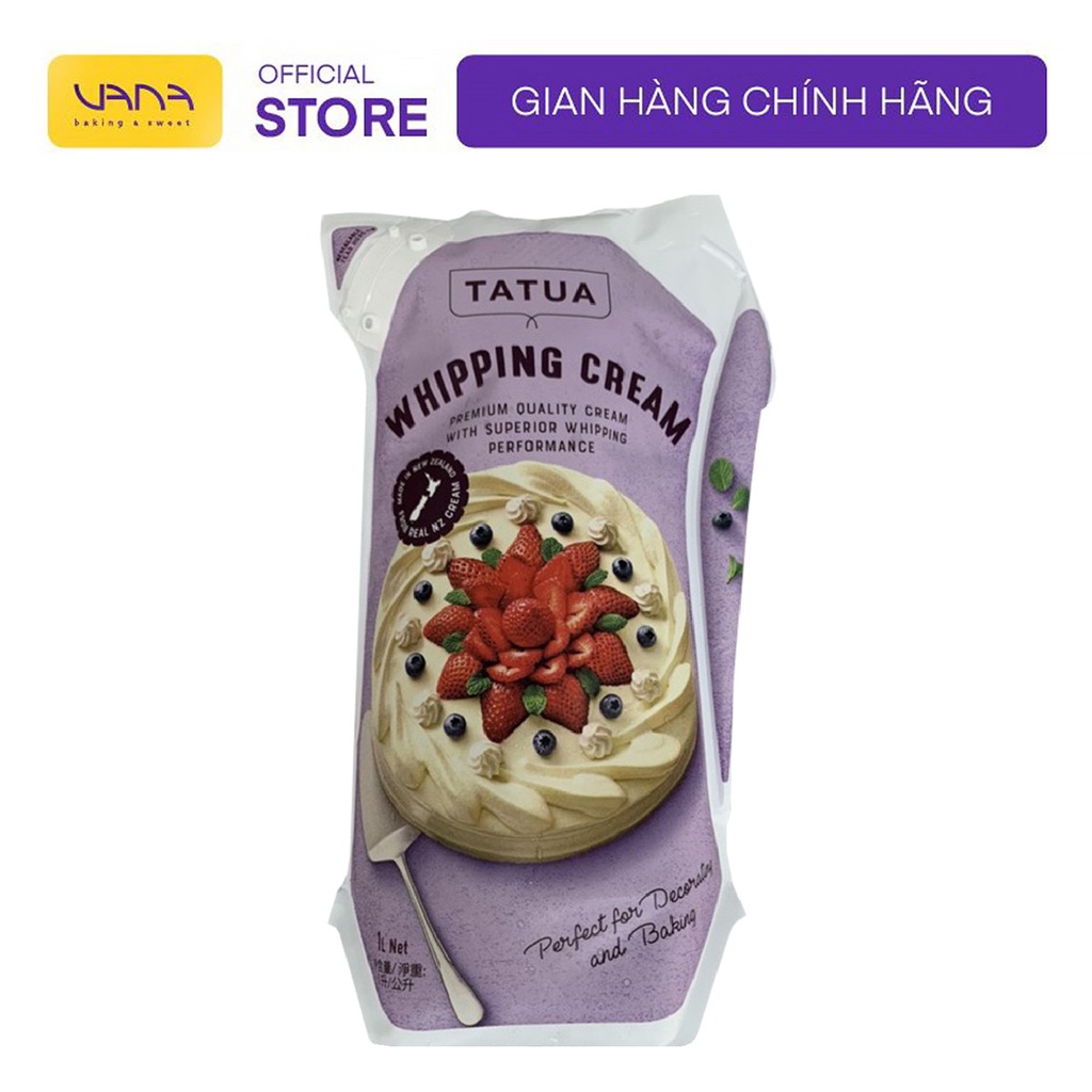 KEM TƯƠI WHIPPING CREAM TATUA 1L